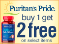 Puritan's Pride Vitamins - Buy 1 Get 2 Free! Offer Valid: 4.24.13 - 8.27.13